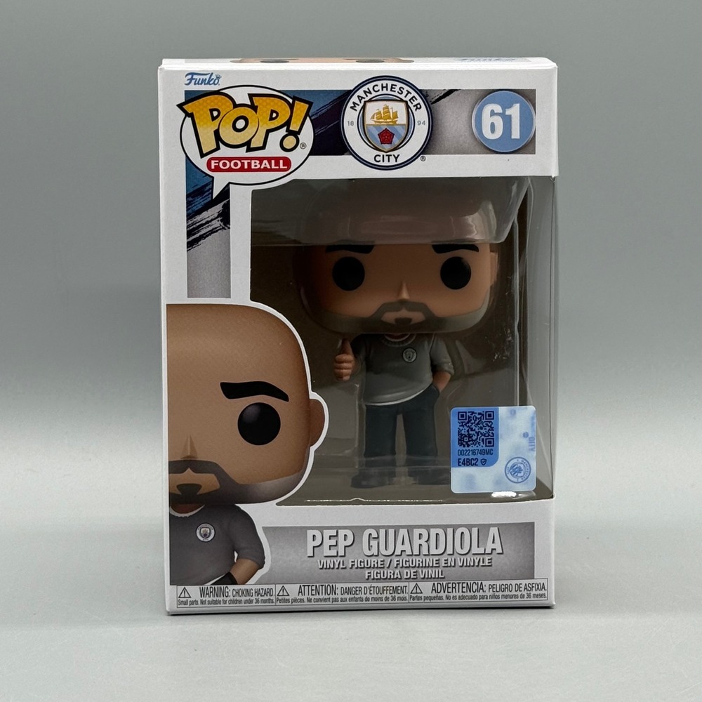 Funko Pop! Football #61 Pep Guardiola Manchester City FC Soccer w/ Protector